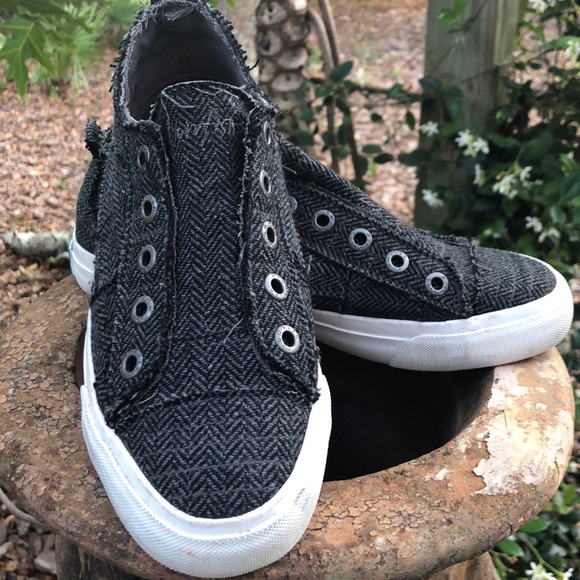 Blowfish | Shoes | Blowfish Distressed Tweed Design Sneakers | Poshmark